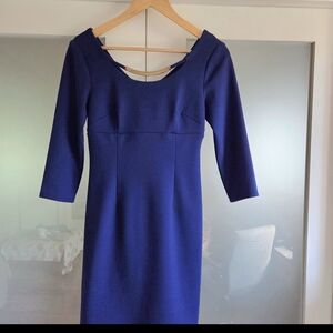 Elegant Blue Women's Dress